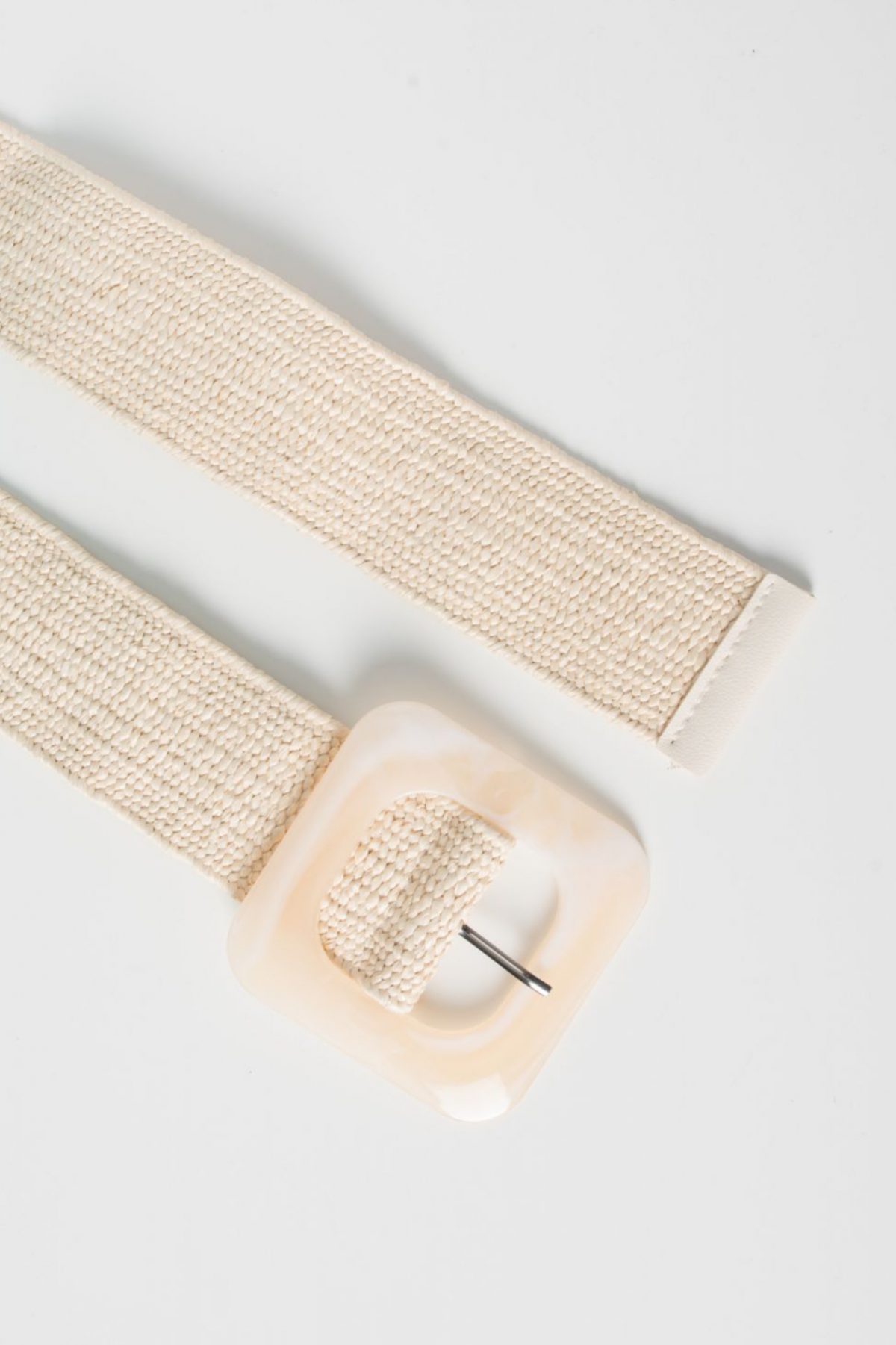 BELT WITH SQUARE BUCKLE