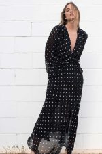 KNOTTED DRESS BLACK