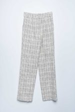 TWEED PANTS WITH CONTRAST
